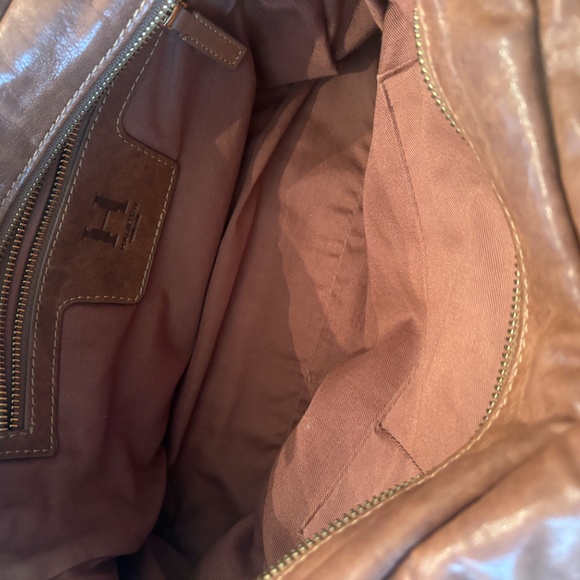 Halston Heritage Snakeskin Handle Shoulder Bag - Picture 11 of 14